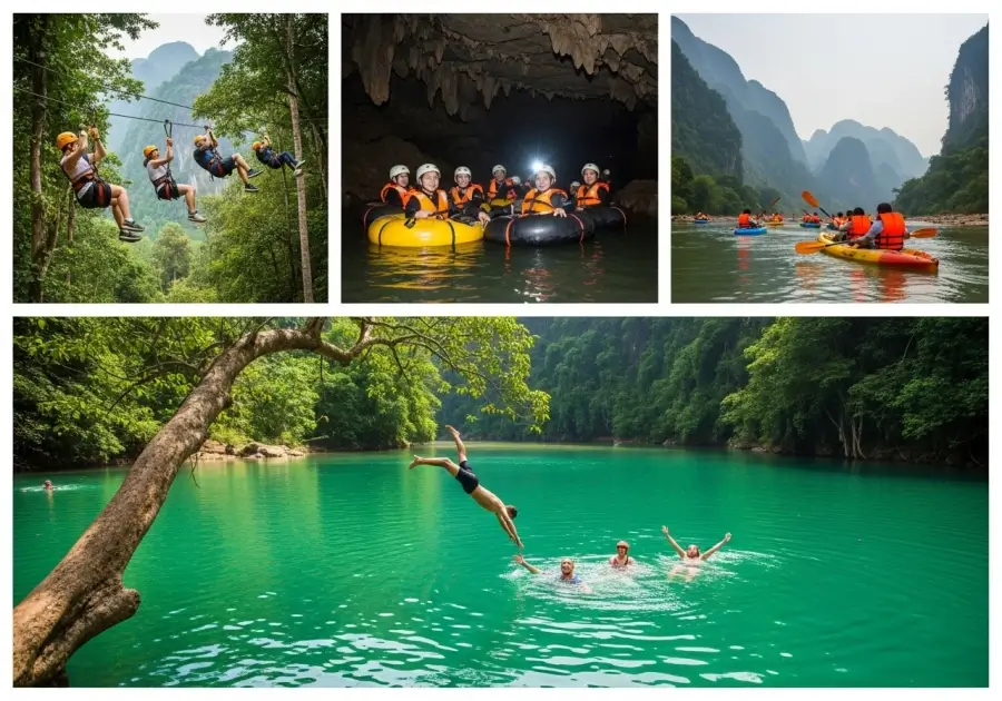 라오스 방비엥 액티비티 체험 4가지